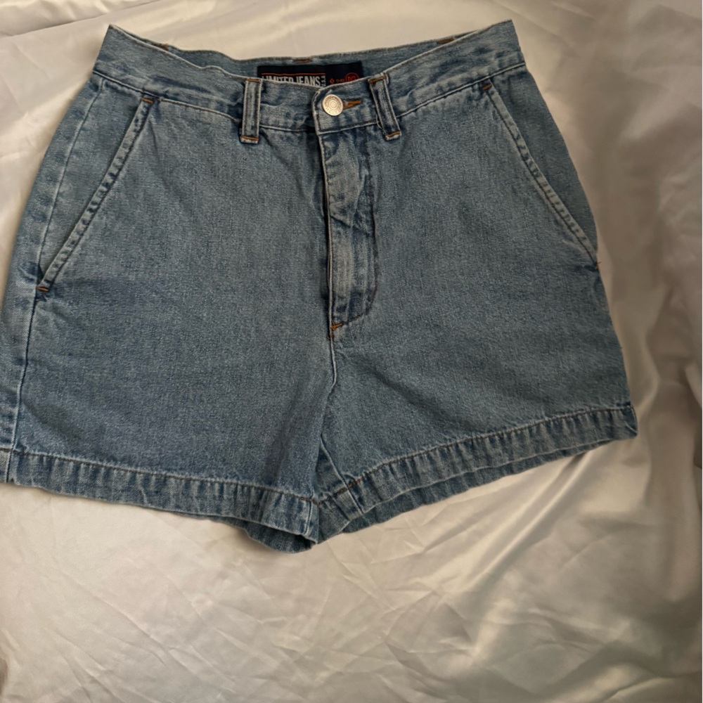 Vintage 90’s High-Rise Light Blue Denim Women’s Shorts